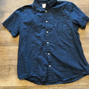 Urban Pipeline Navy Blue Casual Button Down Shirt
